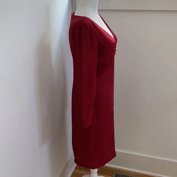 NWOT St John Evening Shimmer Long Sleeve Dress